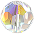 cristal de Bohême ronde à facettes